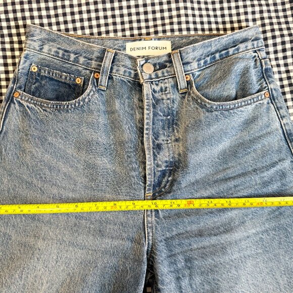 Denim Forum Farrah High Rise Wide Leg sz 27 - Picture 5 of 13